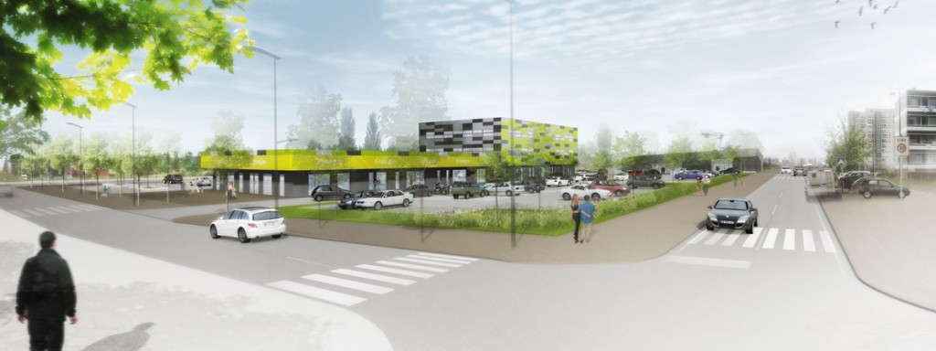 AME | architecture : Aménagement d'un site commercial à Metz